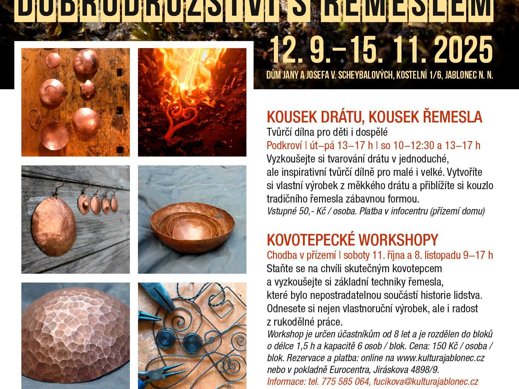 Kousek drátku, kousek řemesla - tvůrčí dílna