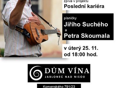 Last Career – a relaxing musical evening – Dům Vína / House of Wine