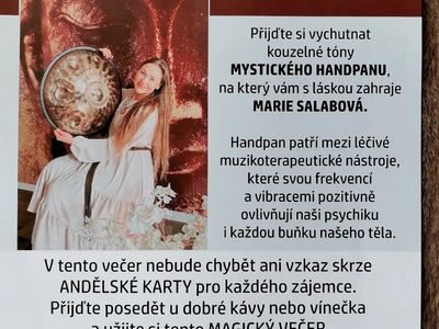 Magický večer s handpanem – Clea Tours and café