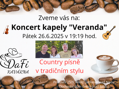 Concert by the band "Veranda" – DaFi Café, children's corner