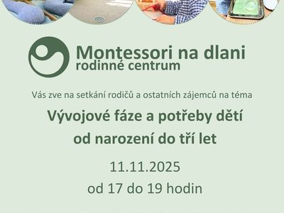 Developmental stages of children from birth to three years of age – Montessori na dlani