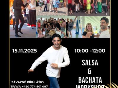 SALSA & BACHATA DANCE WORKSHOP WITH LEANDER – NAJLA - studio tance, pohybu a relaxace