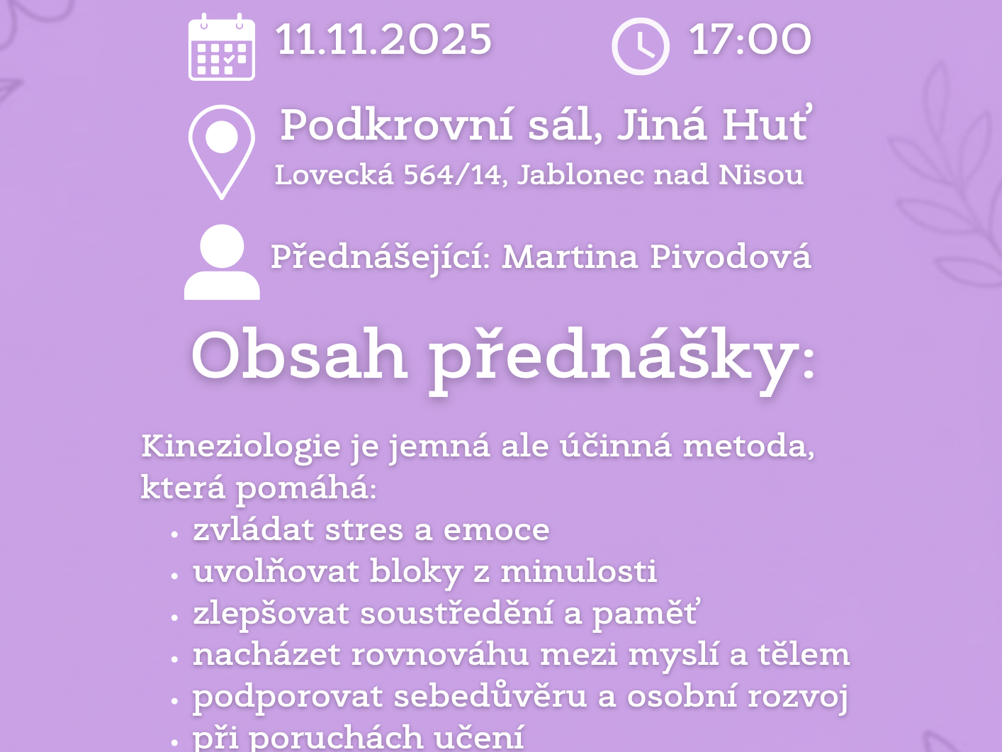 Lecture on One Brain Kinesiology