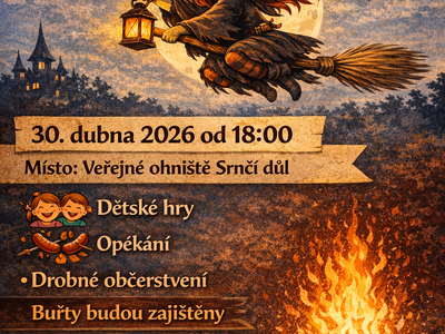 Traditionelles „Hexenverbrennen“ in Srnčí dol – Natur-Sportanlage Srnčí důl