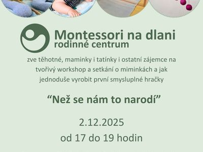 Before it is born – Montessori na dlani