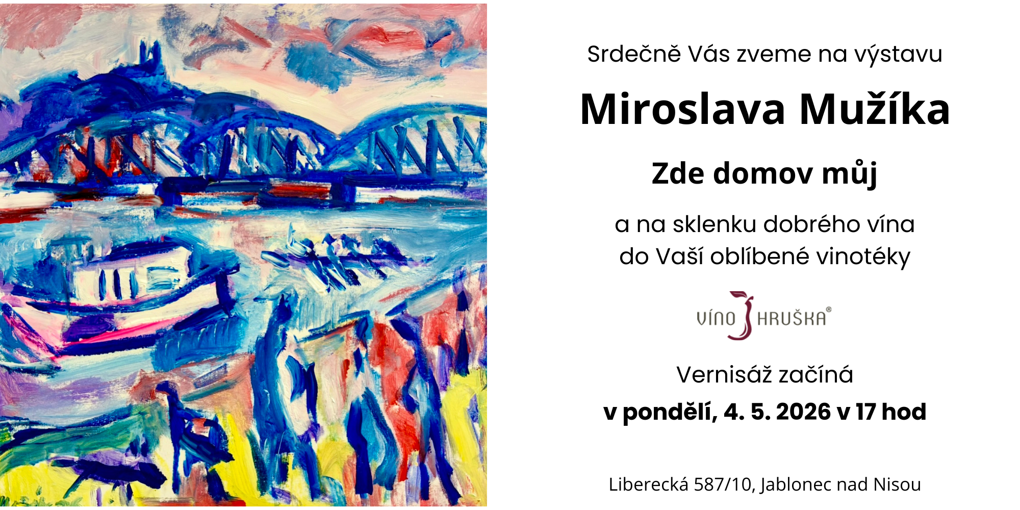 Výstava obrazů s názvem "Zde domov můj"