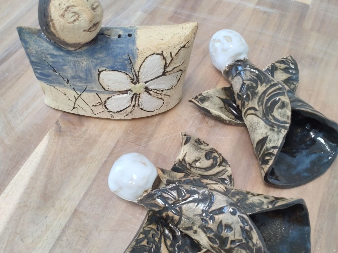 Ceramics workshop – Christmas decorations – free creation