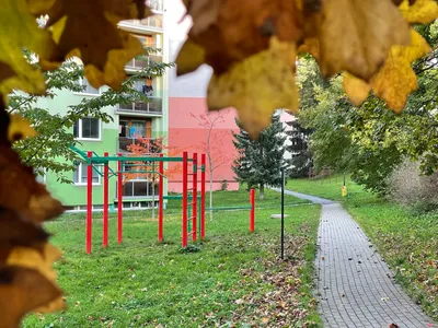 Workoutové hřiště - Jablonec n/N, Zámecký vrch