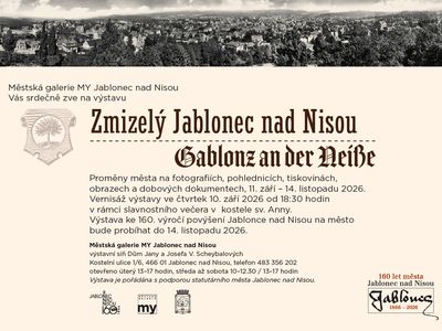 Zmizelý Jablonec nad Nisou / Gablonz an der Neiße – Městská galerie MY