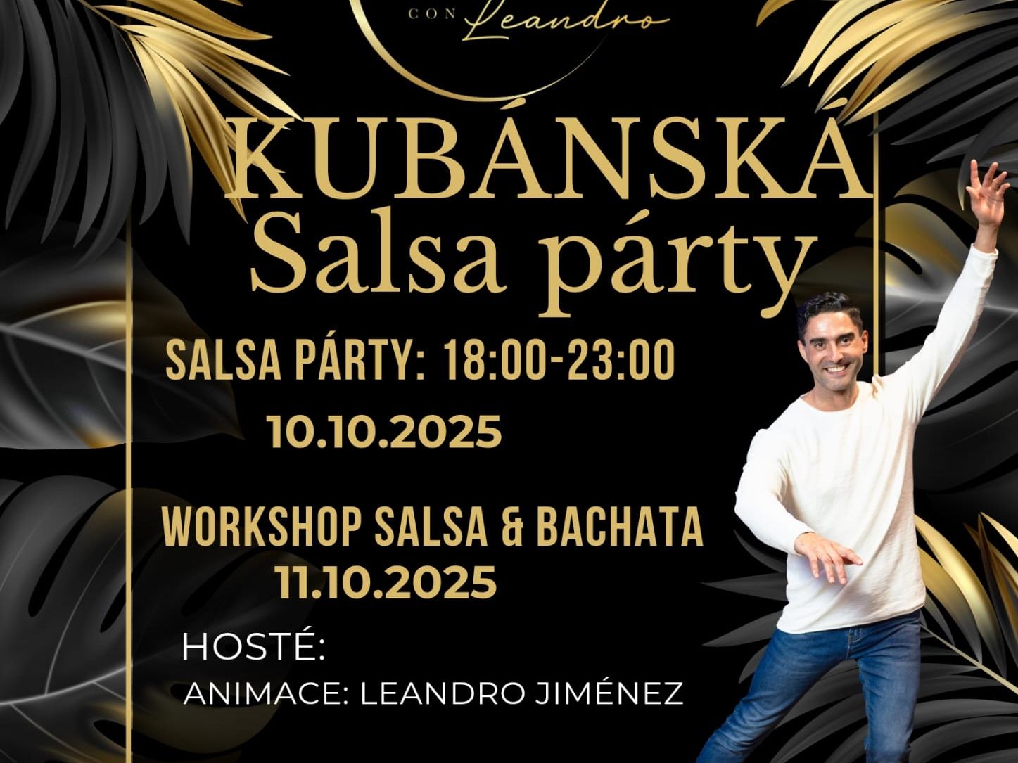 LATÍNO PARTY S LEANDREM A HOSTY