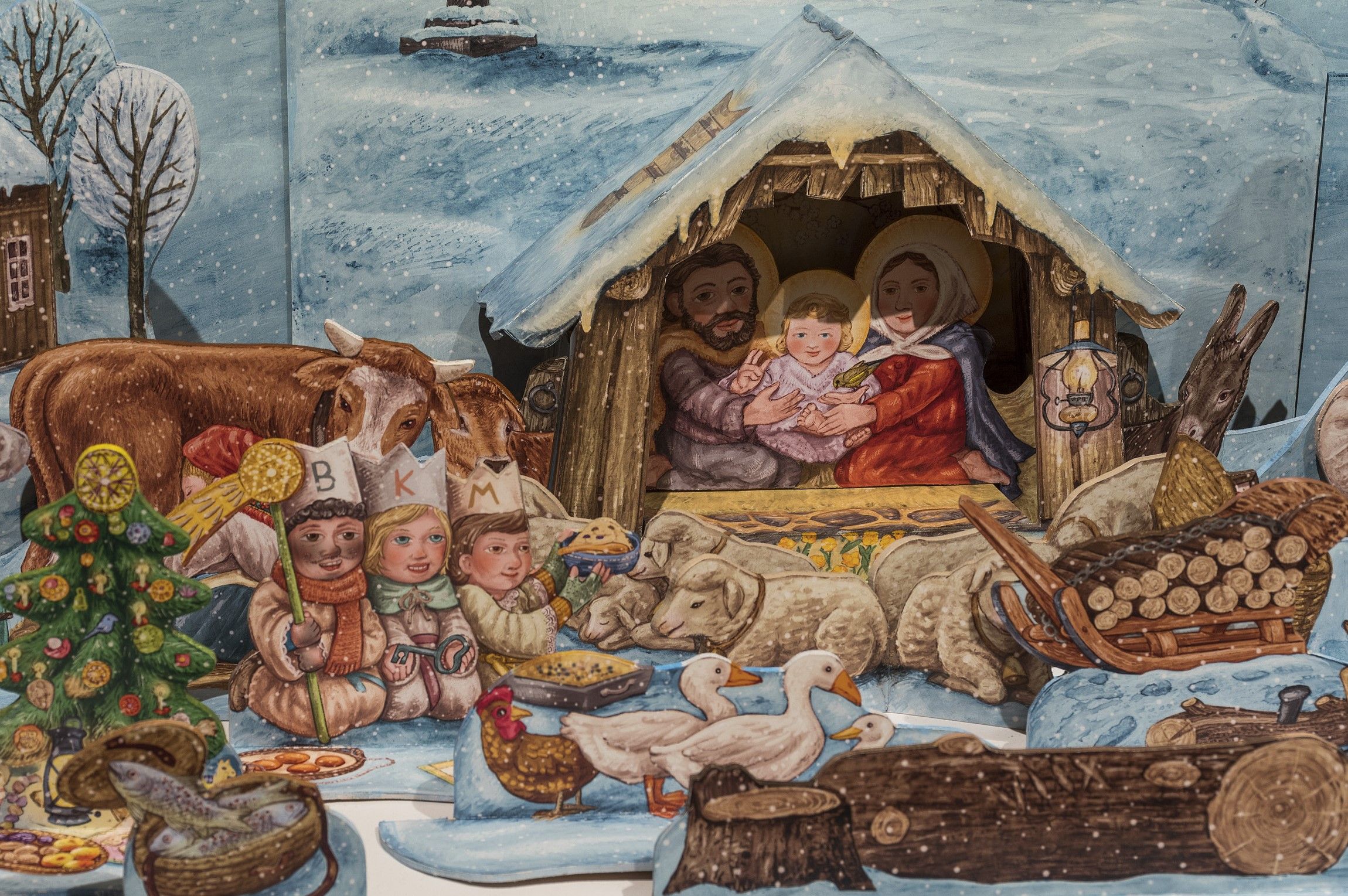 Otevření výstavy „Vánoce s českými malíři“