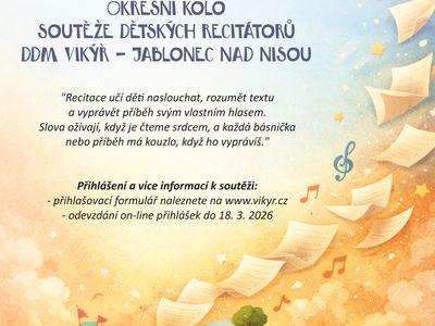 Dětská scéna 2026 – Dům dětí a mládeže Vikýř