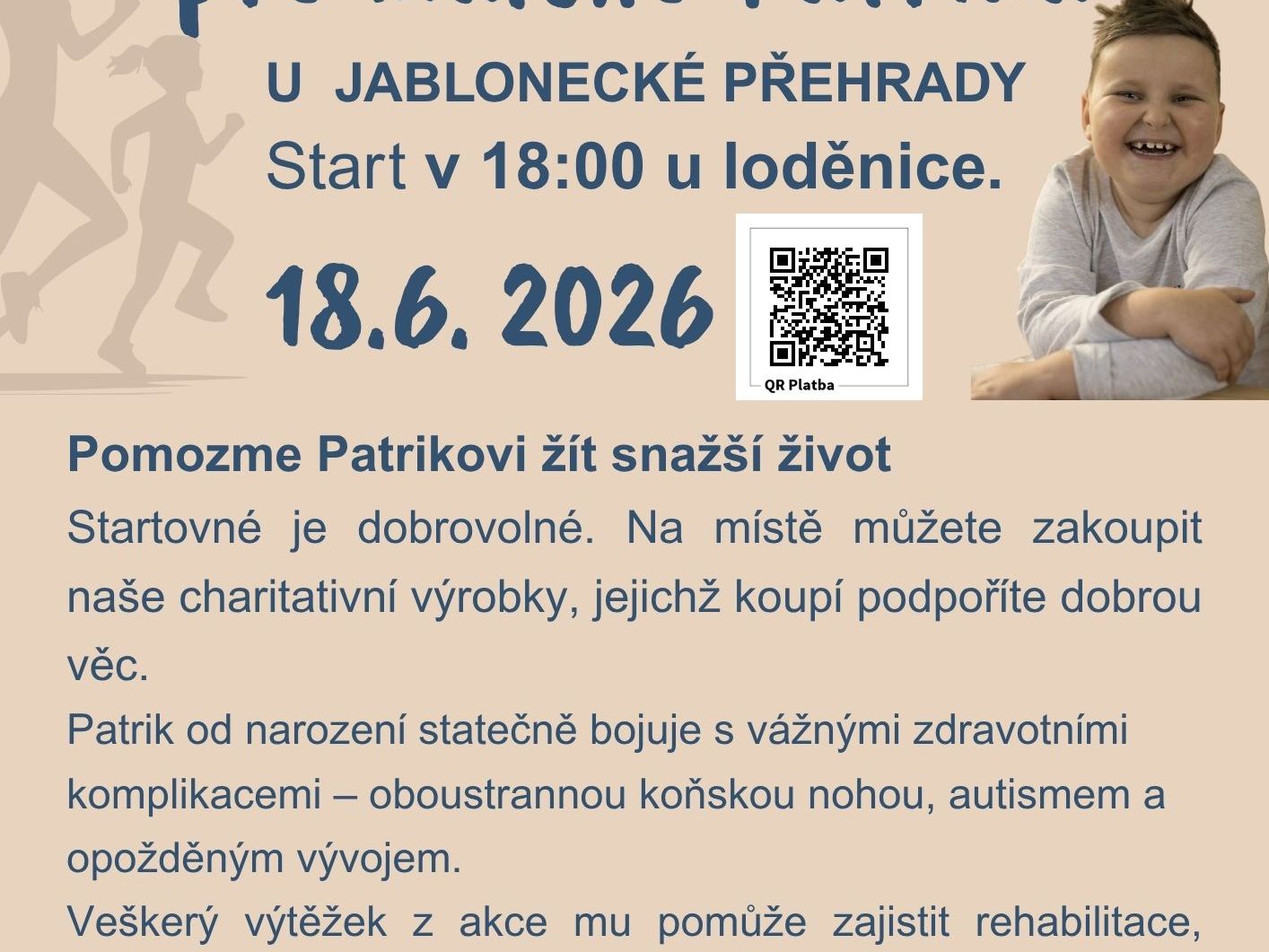 Charity run with the Preciosa Foundation for Patrik
