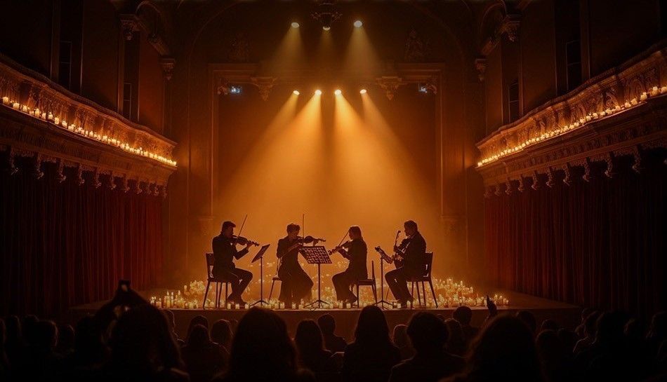 Rock ballads by candlelight