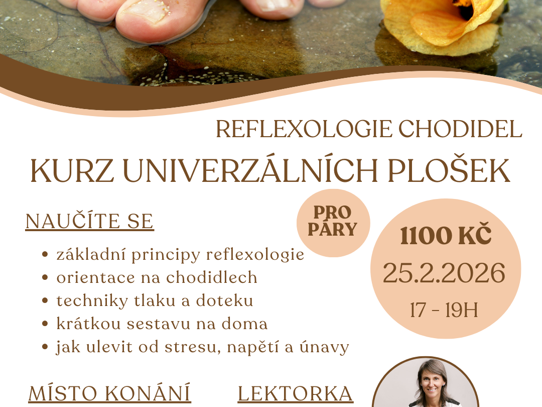 Kurz univerzálních plošek na chodidle - PRO PÁRY