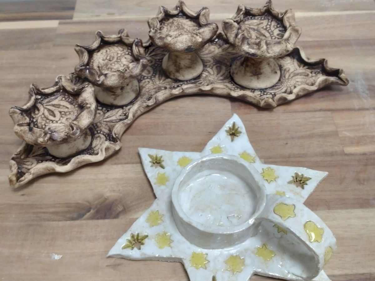 Ceramics workshop – Christmas decorations – free creation