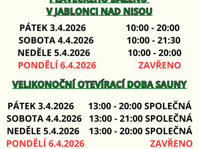 Swimming pool – Easter 2026 – Swimming pool