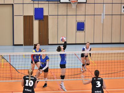 Volejbalový zápas TJ Bižuterie ženy B - Rumburk – Městská hala