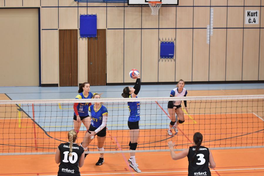 TJ Bižuterie Women’s B vs Rumburk volleyball match