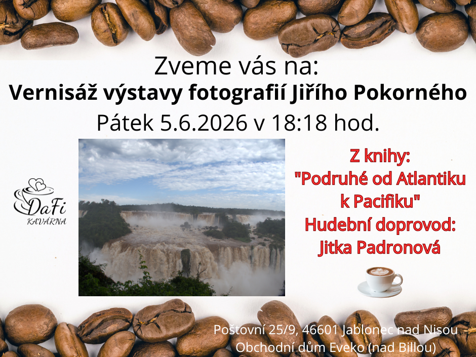 Vernisáž výstavy fotografií Jiřího Pokorného