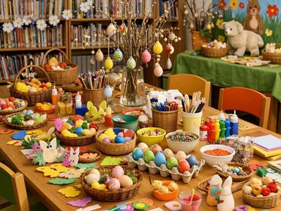 OSTERN-KUNSTWERKSTÄTTEN – Stadtbibliothek