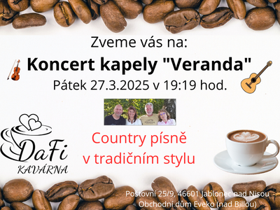 Concert by the band "Veranda" – DaFi Café, children's corner
