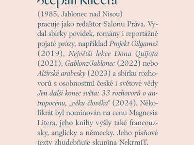 Štěpán Kučera a jeho nová kniha – Knihkupectví Serius