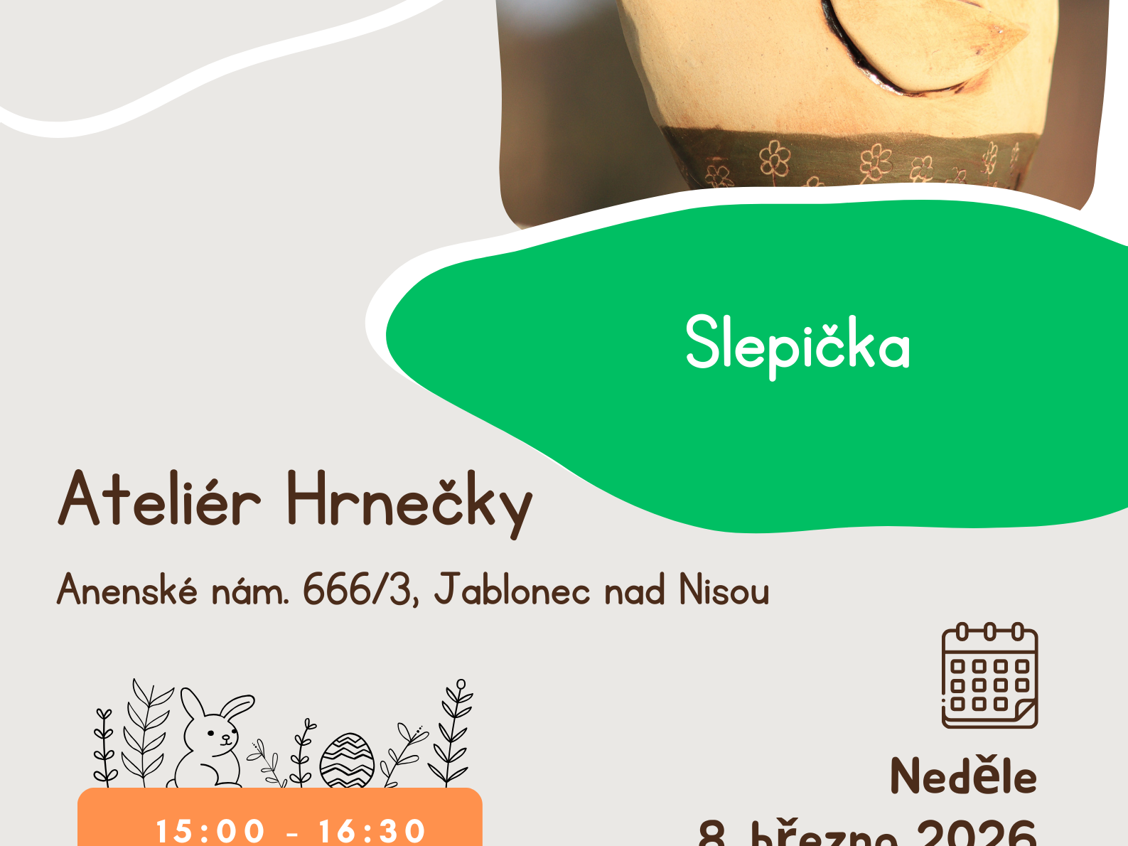 Warsztat ceramiczny – Kurka – dekoracja wielkanocna