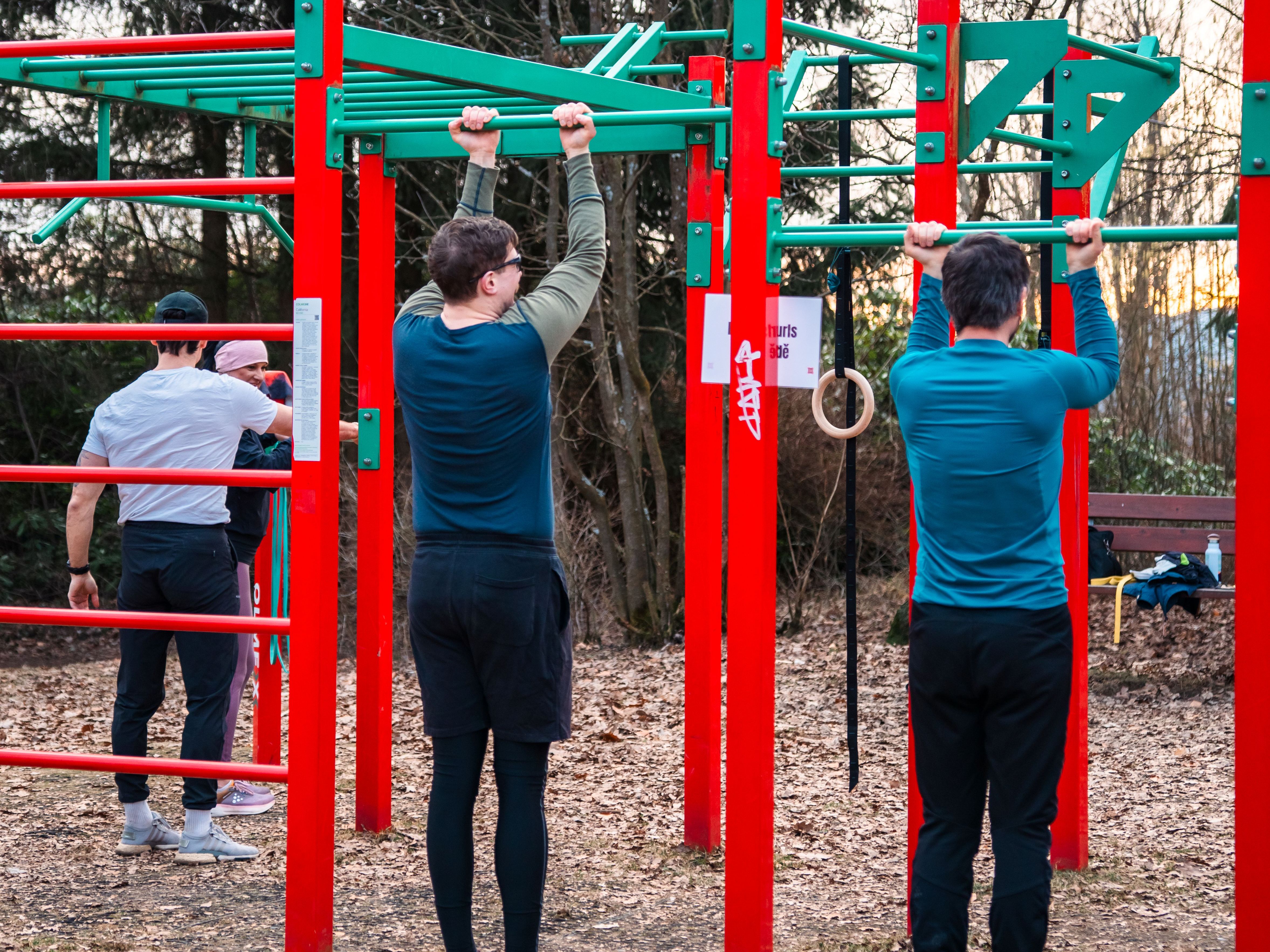 Group calisthenics class – Horní Proseč