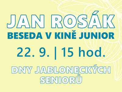 A CONVERSATION WITH JAN ROSÁK – Junior Cinema