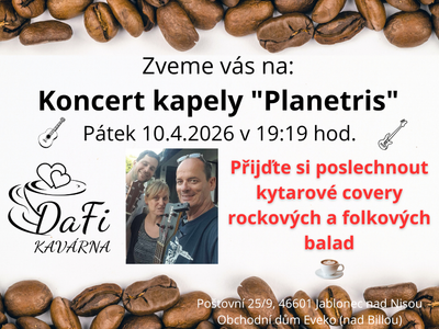 Music evening - CHANGE!!! - Planetris band – DaFi Café, children's corner