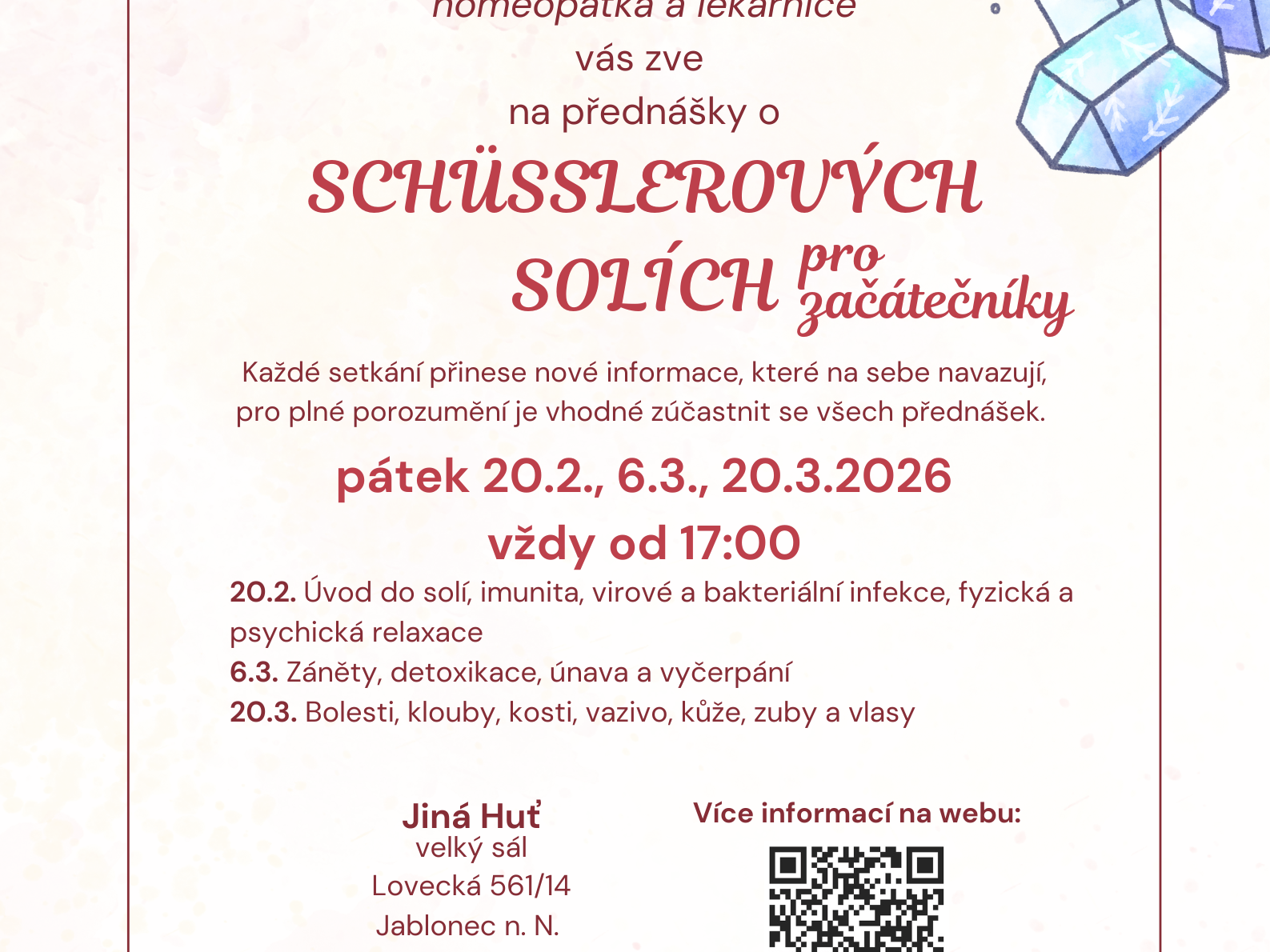 A chat about Schüssler salts for beginners.