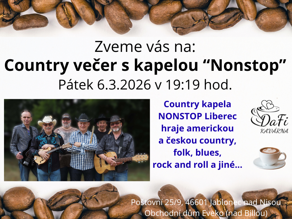Country večer s kapelou "Nonstop"