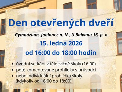 Open Day at U Balvanu Grammar School – 