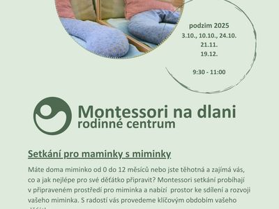Meetings for mothers with babies – Montessori na dlani