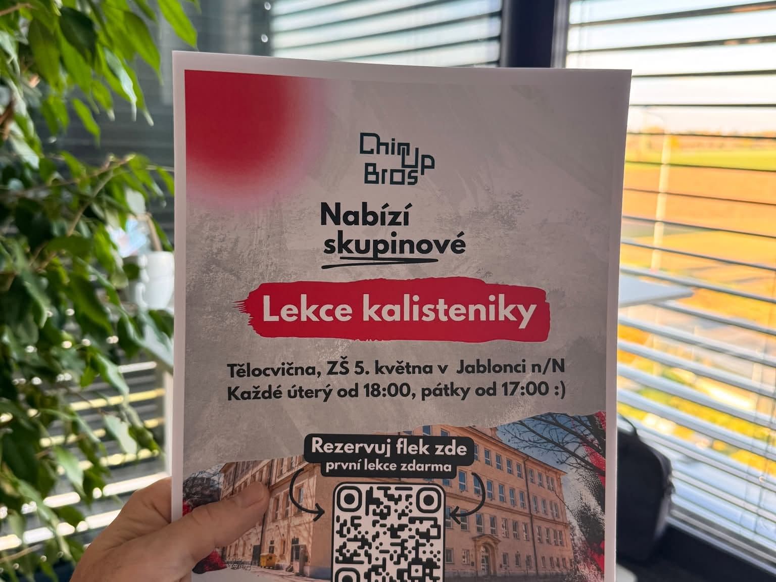 Jablonec nad Niszą, Szkoła Podstawowa im. 5 maja – Lekcja kalisteniki