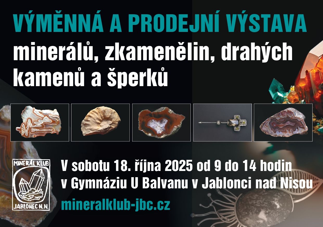 Výměnná a prodejní výstava minerálů a zkamenělin