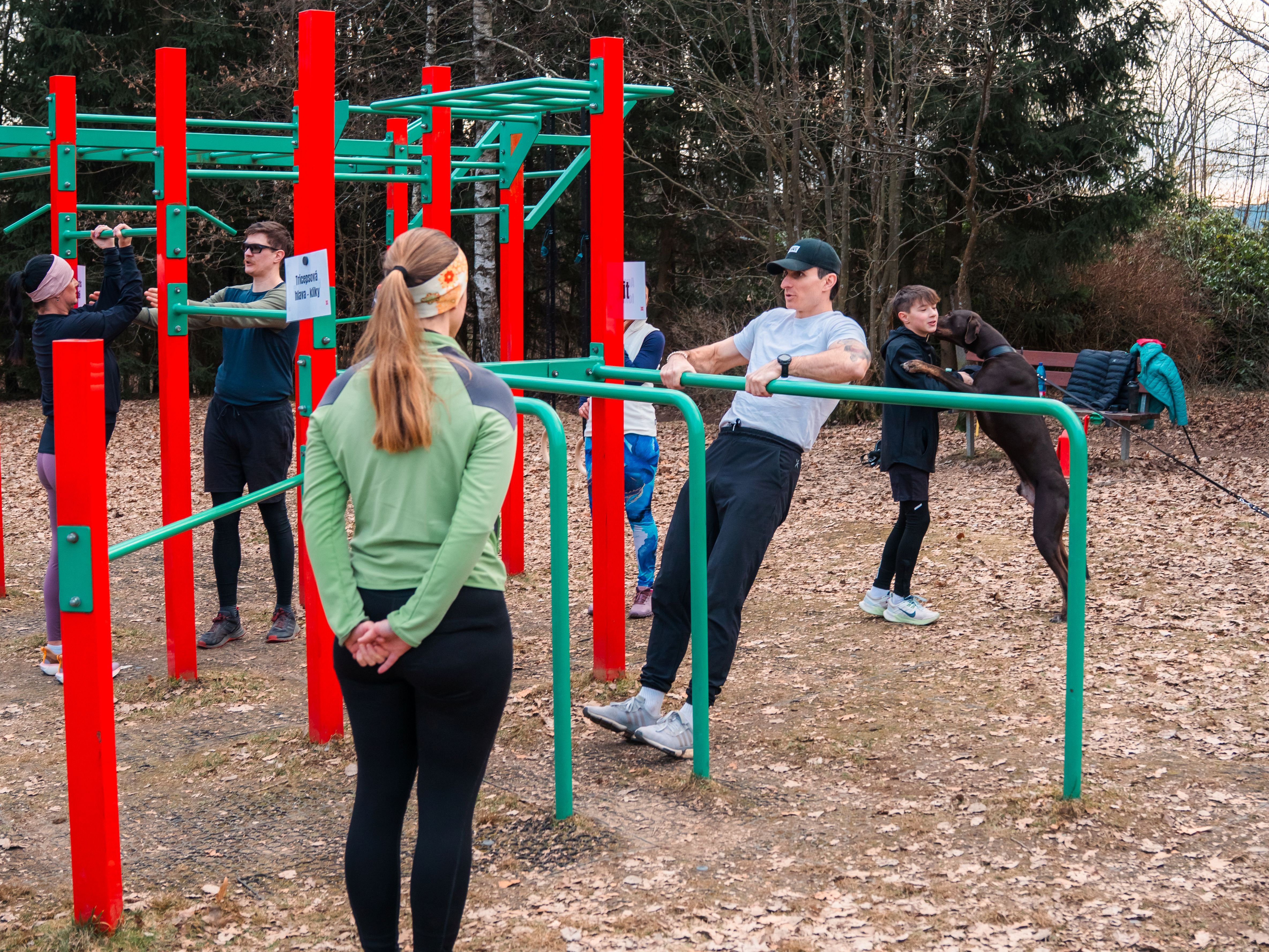 Group calisthenics class – Horní Proseč