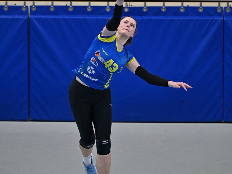 Volleyballspiel TJ Bižuterie U16Z gegen Slavia Liberec