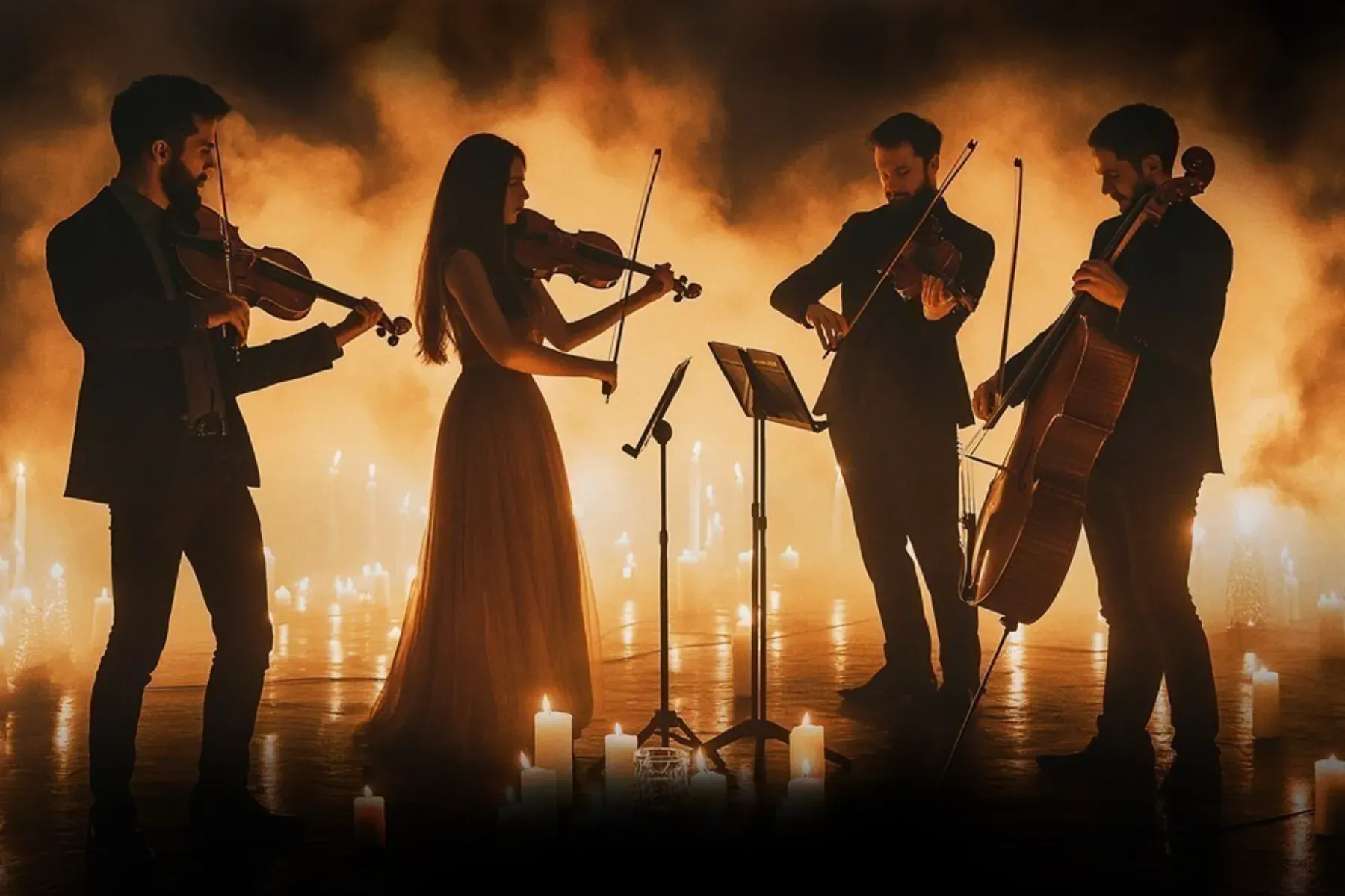 Bridgerton hudba při svíčkách