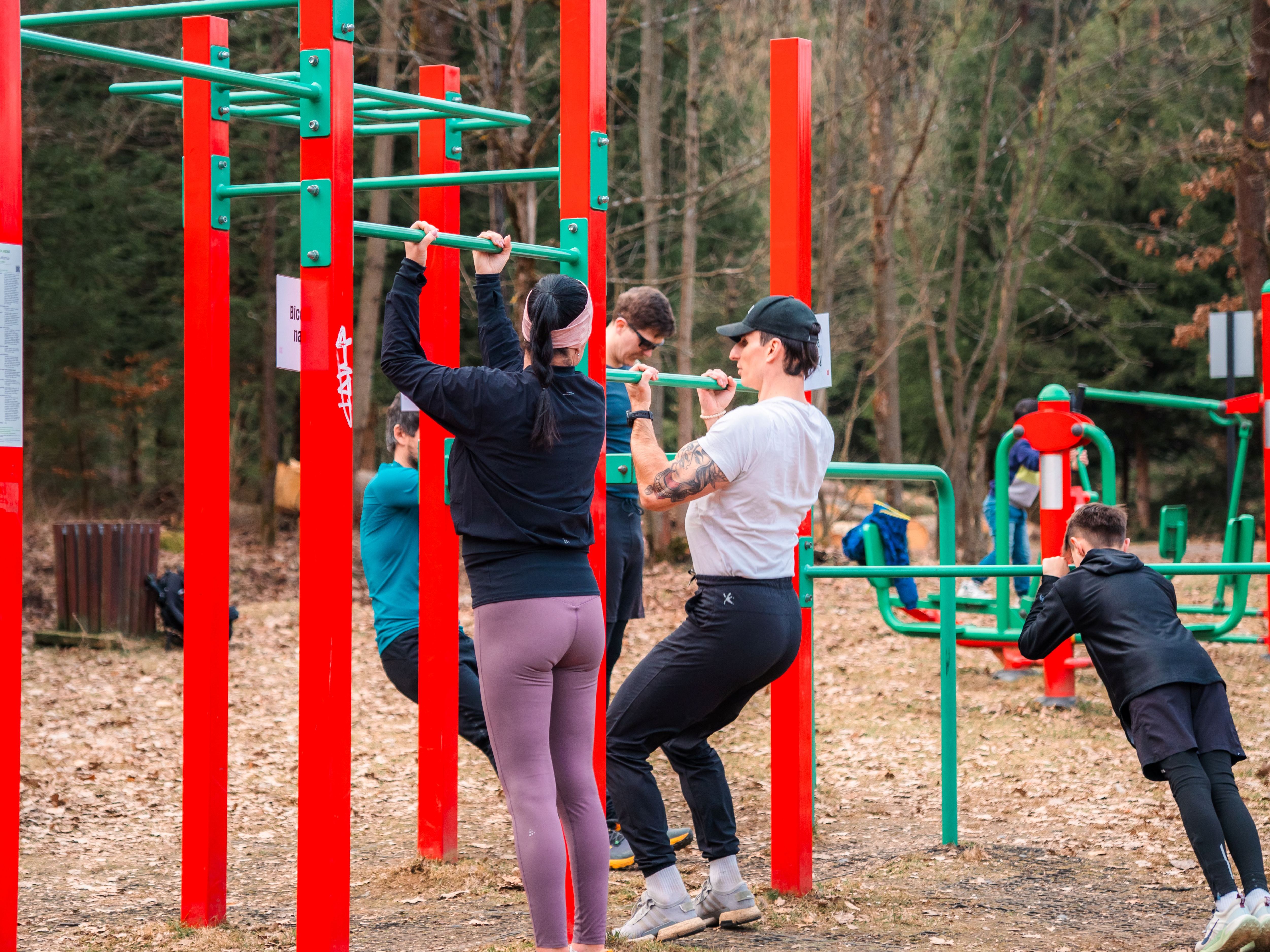 Group calisthenics class – Horní Proseč