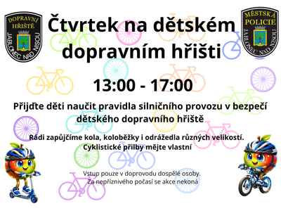 Thursday at the Children's Traffic Playground – Dětské dopravní hřiště