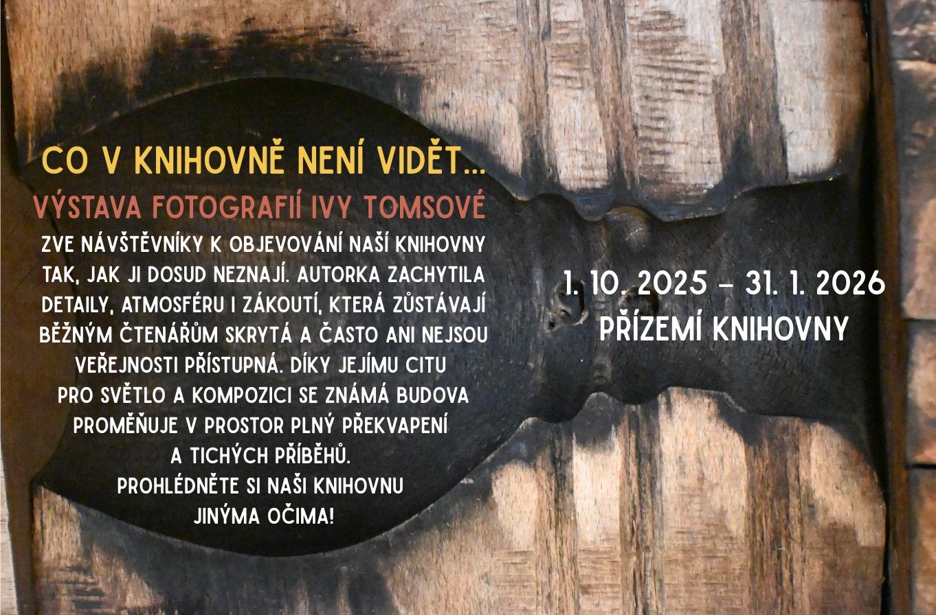 CO V KNIHOVNĚ NENÍ VIDĚT...