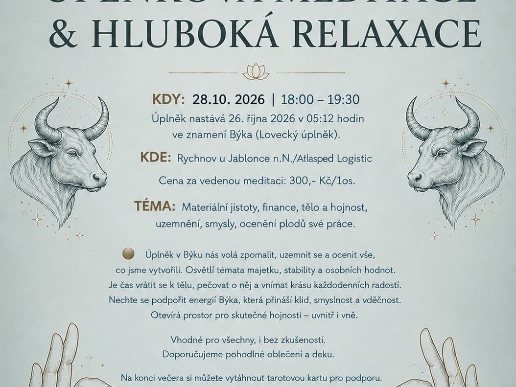 Full Moon meditation and deep relaxation in Taurus