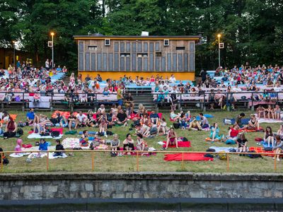 Outdoor summer cinema