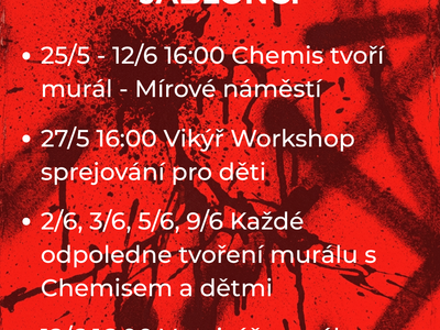 Collaborative creation of a mural in Jablonec – Vikýř Children and Youth Centre