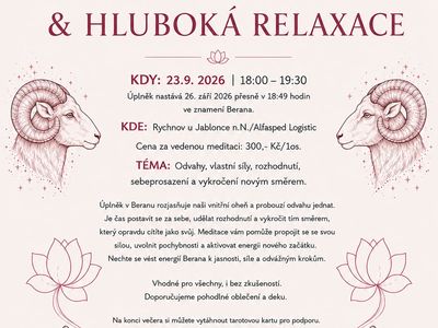 Úplňková meditace a hluboká relaxace (Beran) – 