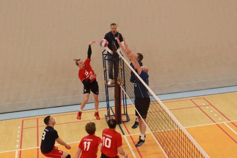 volejbalový zápas U22M TJ Bižuterie - Malá Skála