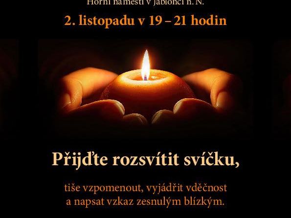 Dušičky. Přijďte rozsvítit svíčku ...